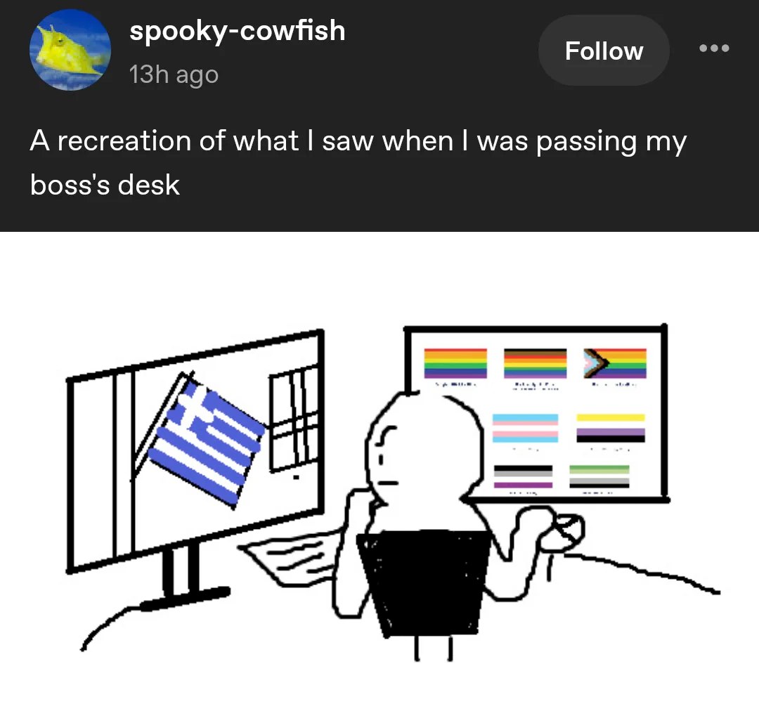 Реконструкция того, что я увидел, проходя мимо стола моего босса