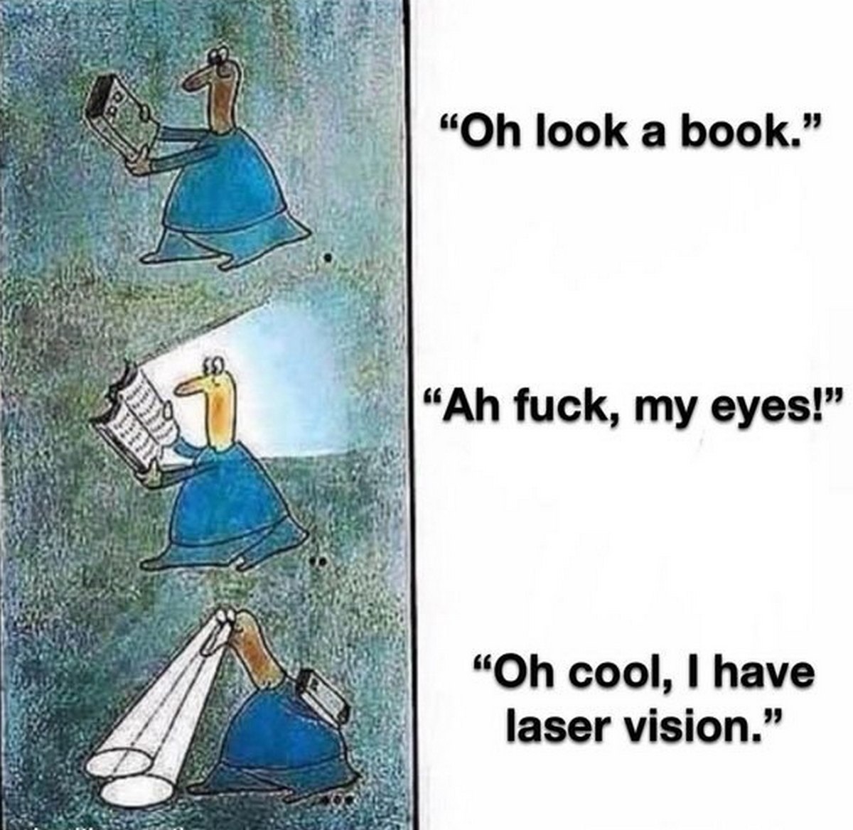 Ah fuck, my eyes! Персонаж с глазами-фонариками "Ah fuck, my eyes!"