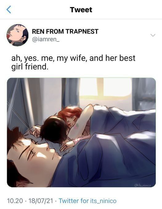 Я, моя жена и ее лучшая подруга вместе в кровати