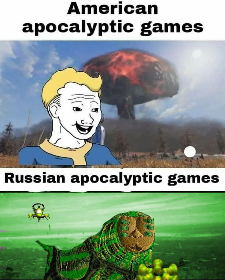 American vs Russian apocalyptic games Сравнение американских и русских апокалиптических игр: Fallout против Мор. Утопия