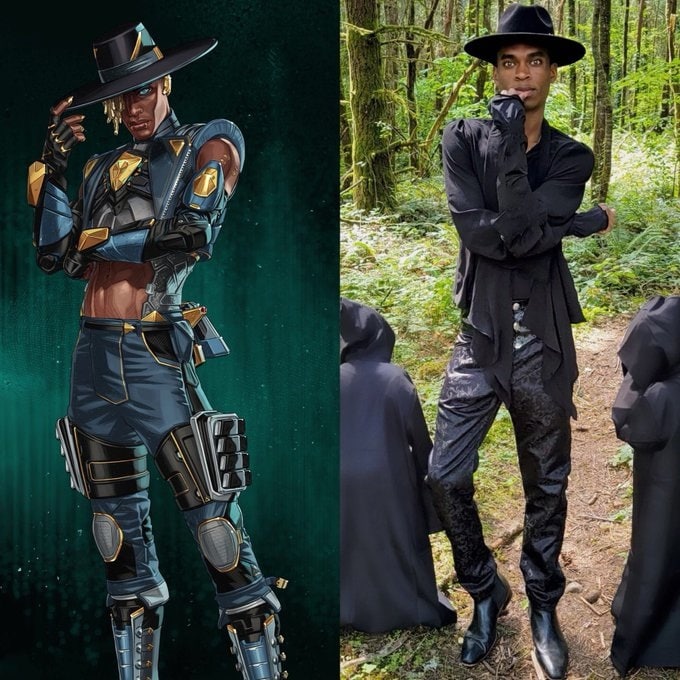 Сейдж из Apex Legends в реальной жизни Сейдж из Apex Legends в реальной жизни
