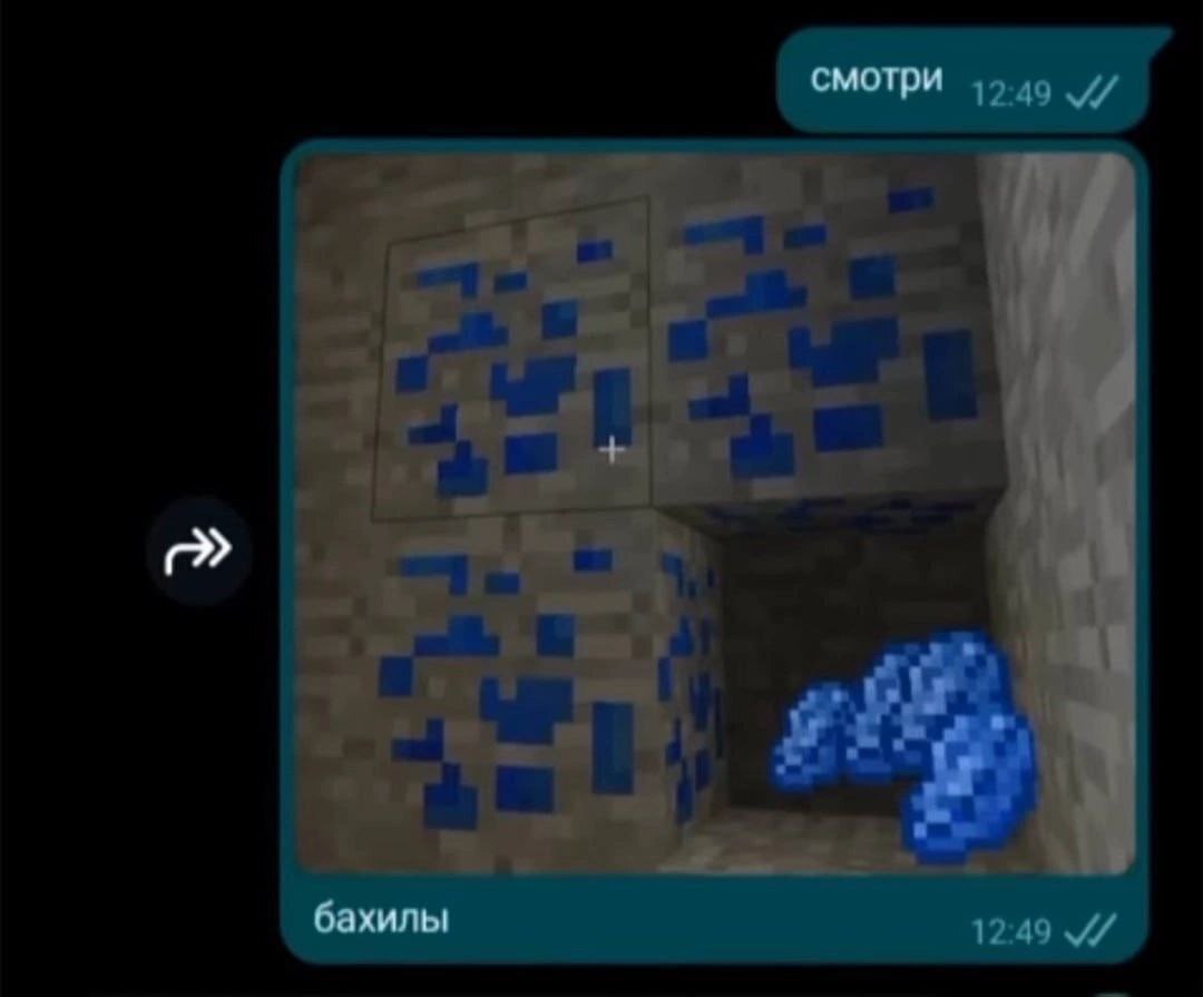 Бахилы в майнкрафте Майнкрафт руда похожа на бахилы