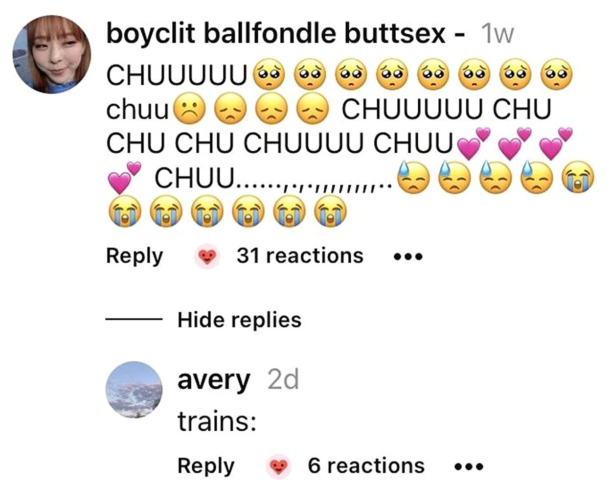 Boyclit ballfondle buttsex Комментарий Boyclit ballfondle buttsex "Chuuuu" и ответ "Trains"