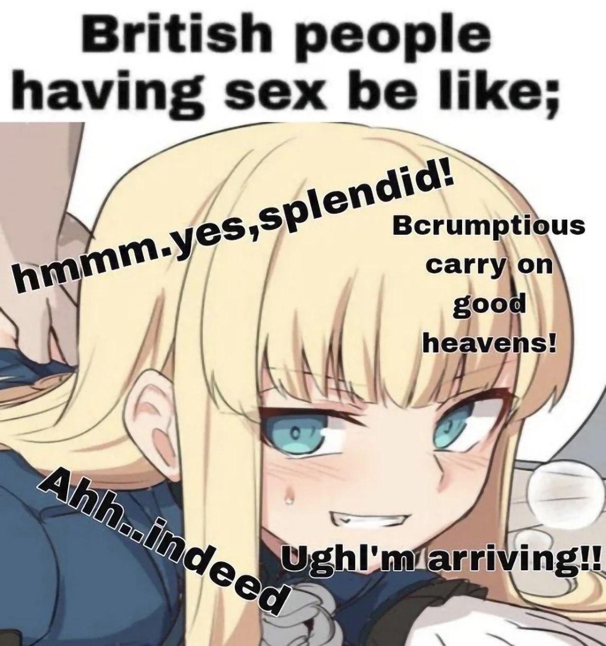 British people having sex be like Мем про британцев во время секса