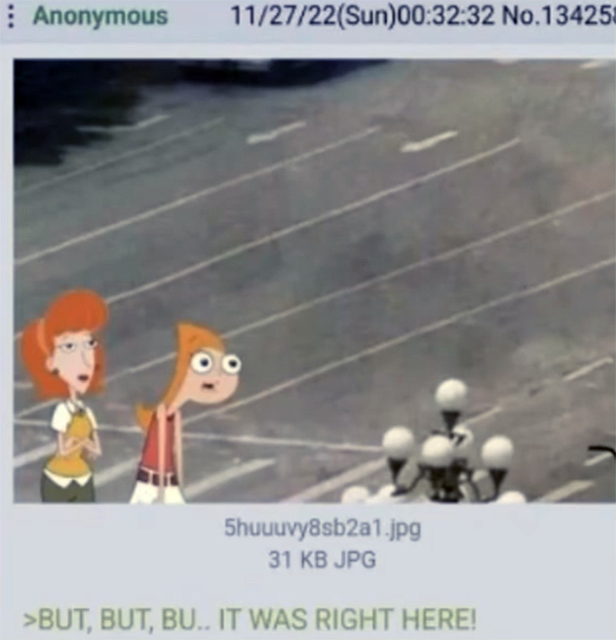 But, but, bu.. it was right here! Кэндис Флинн говорит: «Но, но, но.. это же было прямо здесь!»