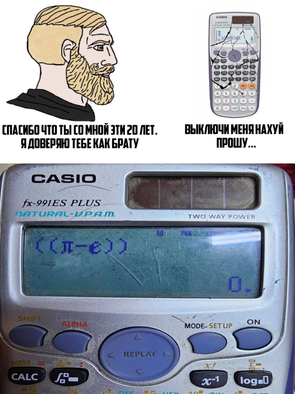 Калькулятор прослужил 20 лет Калькулятор, который прослужил 20 лет