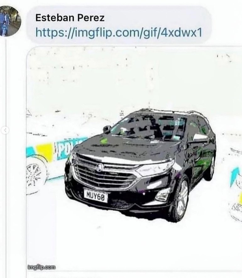 Стилизованный чёрный автомобиль с номером MUY60, показанный на скриншоте Imgflip