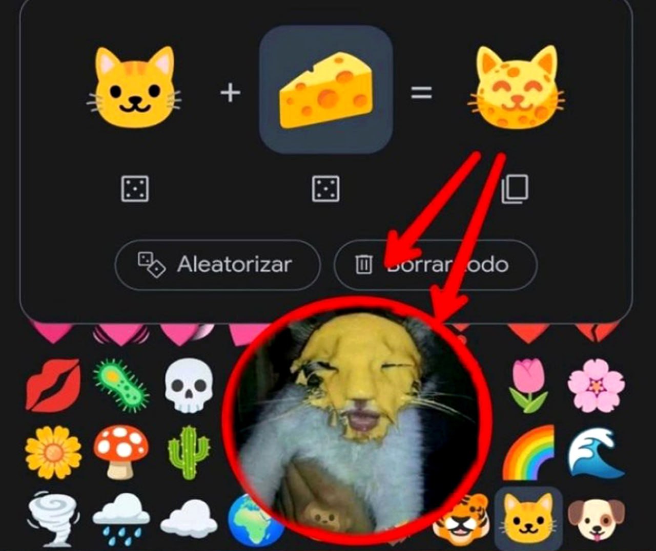 Кот с сырной маской Мем про кота, которому на морду надели сырную маску, что выглядит как эмодзи