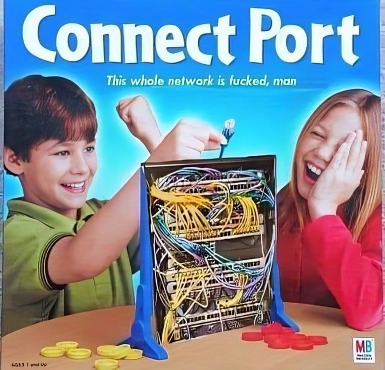 Connect Port. This whole network is fucked, man Connect Port: "Вся эта сеть испорчена, чувак"