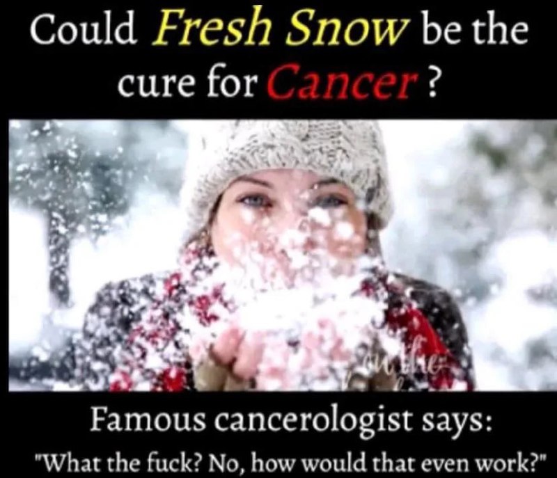 Could Fresh Snow be the cure for Cancer? Может ли свежий снег вылечить рак? Ответ известного онколога