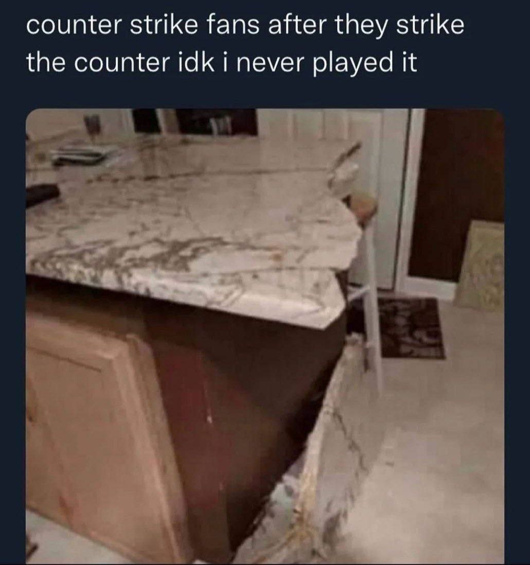 Фаны Counter-Strike после того, как они ударили по прилавку Фаны Counter-Strike после того, как они ударили по прилавку, я не знаю, я никогда в это не играл.