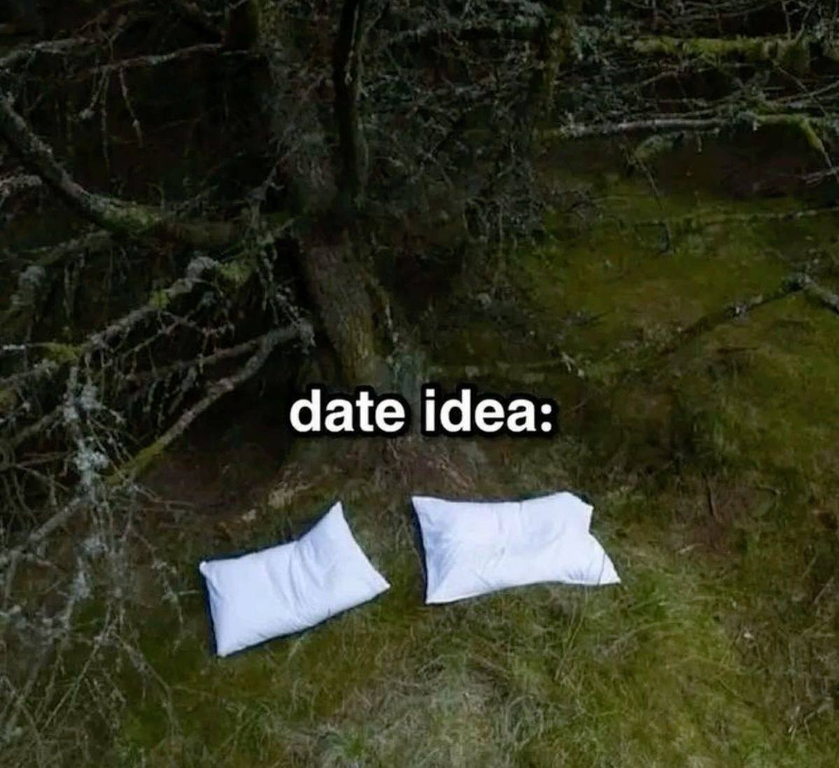 date idea: подушки в лесу date idea: подушки в лесу
