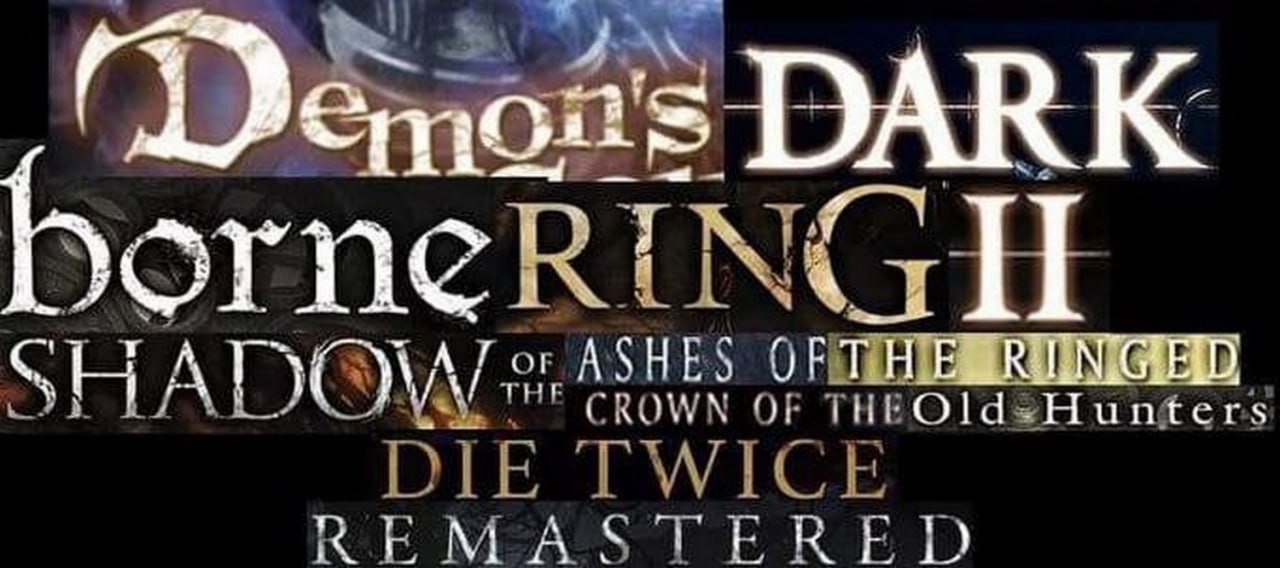 Demon’s Dark borne Ring II Мем с названиями игр FromSoftware, объединёнными в одно целое