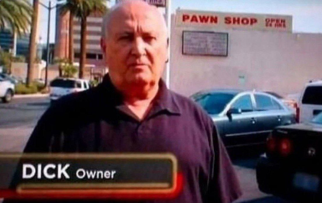 DICK owner Мем с мужчиной, который, судя по титрам, является владельцем Dick.