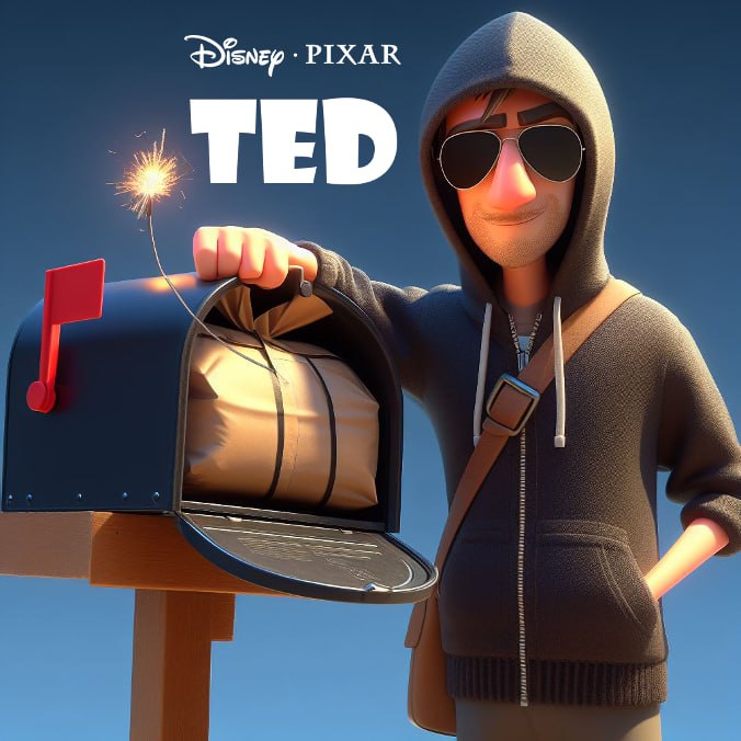 Disney Pixar: TED. Посылка с бенгальским огнем Посылка с бенгальским огнем из Disney Pixar: TED