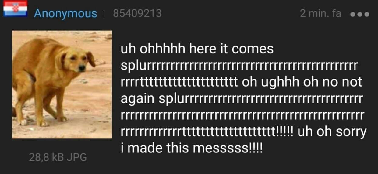 Собака испражняется "oh no not again" Собака испражняется "uh ohhhh here it comes splurrrrrrrrrrrrrrrrrrrrrrrrrrrrrrrrrrrttttt oh ughhh oh no not again splurrrrrrrrrrrrrrrrrrrrrrrrrrrrrrrrrrrrrrrrrrrrrrrrrrrrrrrrrrrrrrrrrrrrtttttttttttttttttt!!!!! uh oh sorry i made this messssss!!!!"