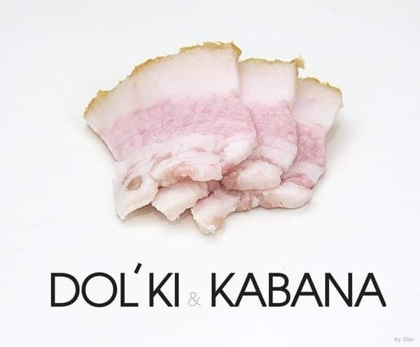DOL'KI & KABANA Дольки кабана на белом фоне