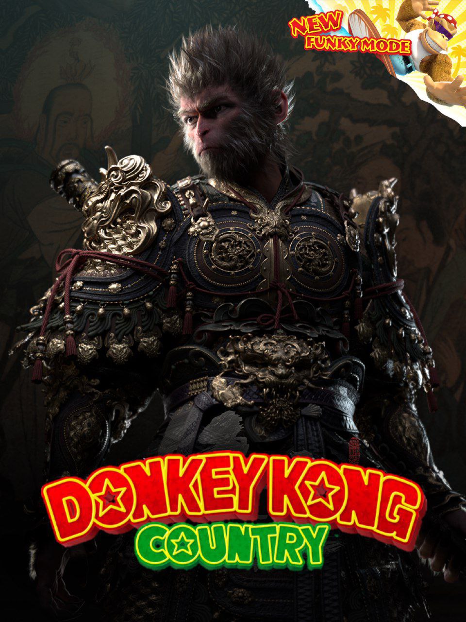 Donkey Kong Country Сунь Укун Мем про Сунь Укуна и Donkey Kong Country с Фанки Конгом