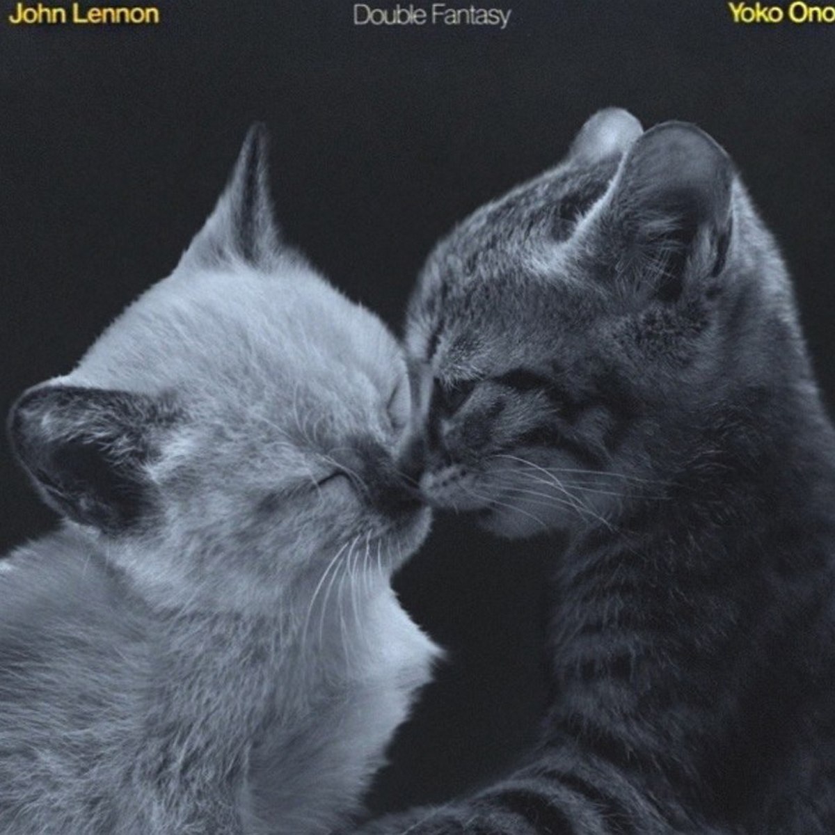 Double Fantasy коты Две кошки на обложке Double Fantasy