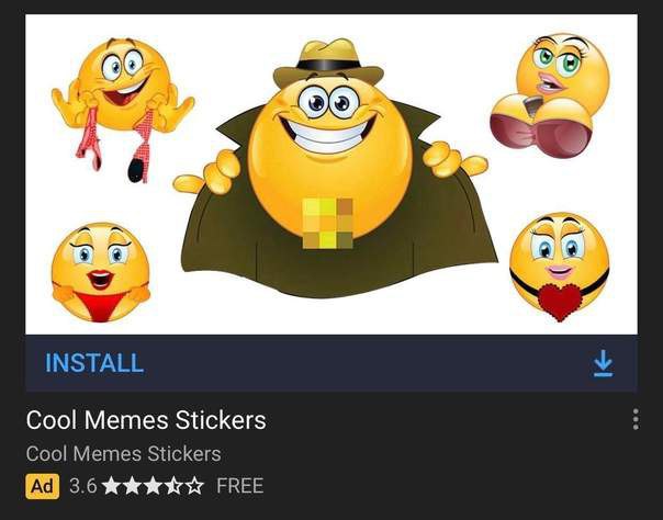 Эмодзи из рекламы стикеров Набор эмодзи из рекламы приложения Cool Memes Stickers