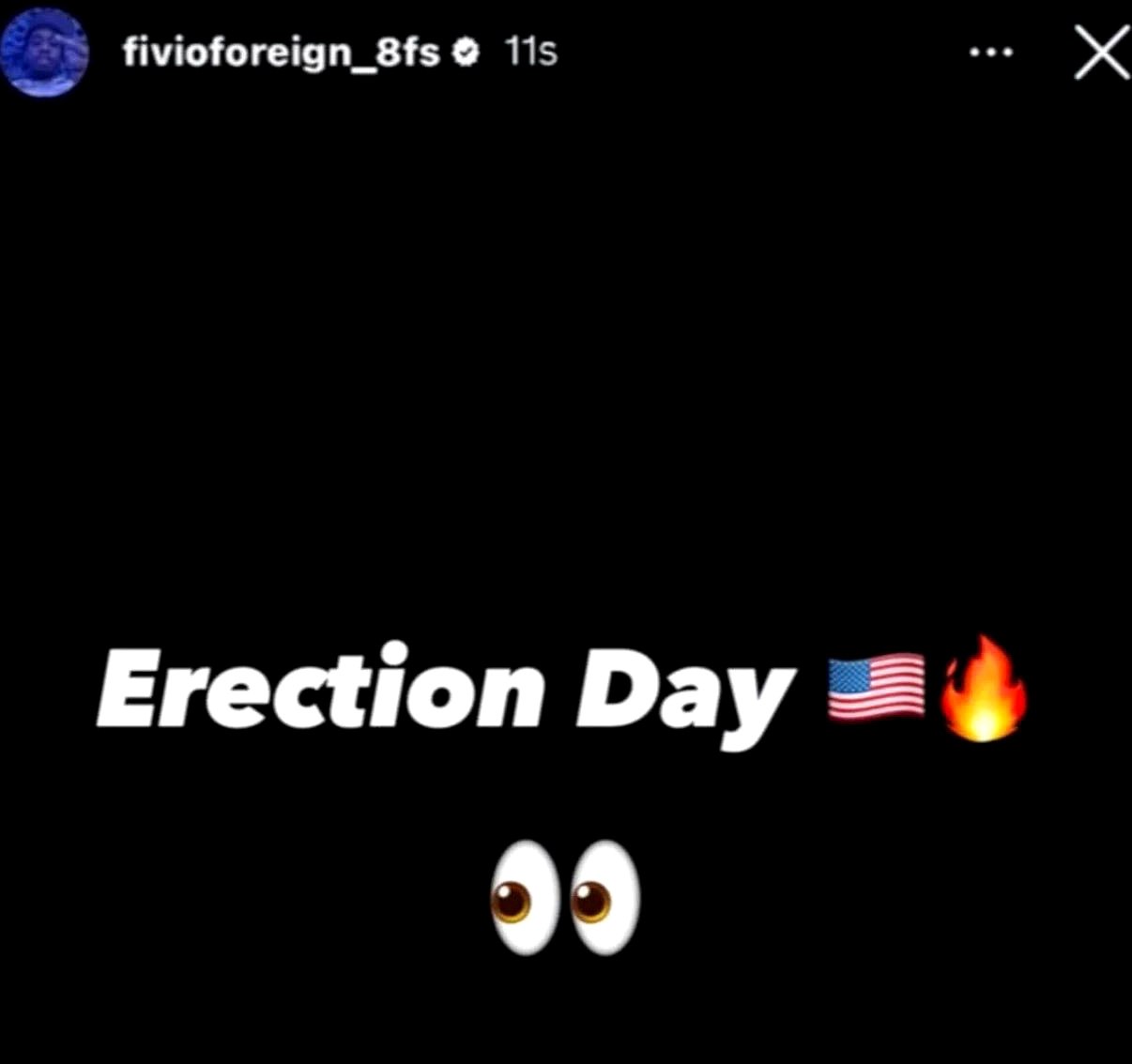 Erection Day Мем Erection Day с флагом США и огнем