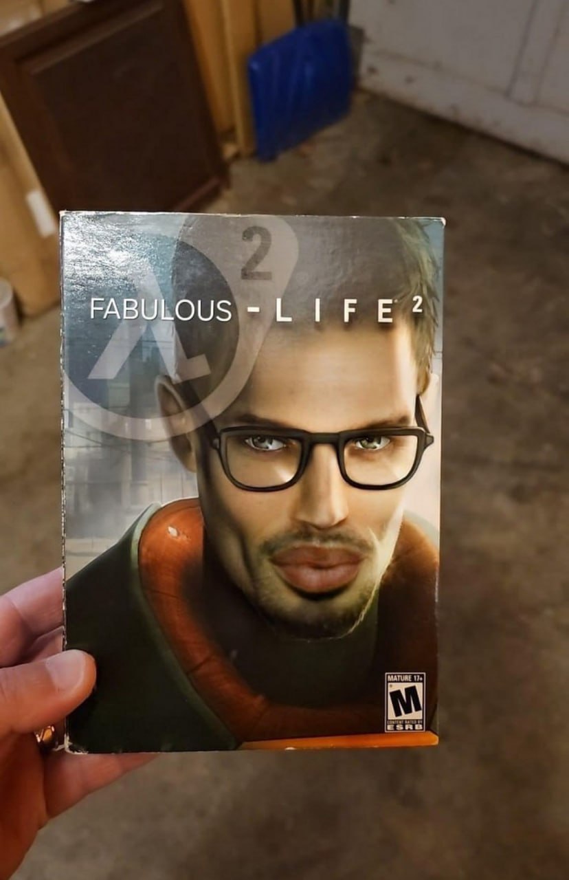 Fabulous Life 2 Обложка диска Fabulous Life 2 с гигачадом вместо Гордона Фримена