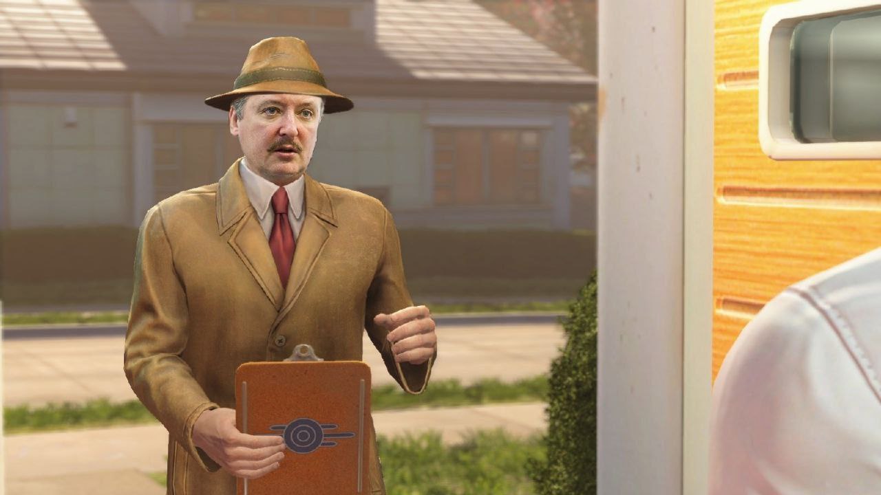Разносчик из Fallout Лукашенко Разносчик из Fallout с лицом Лукашенко