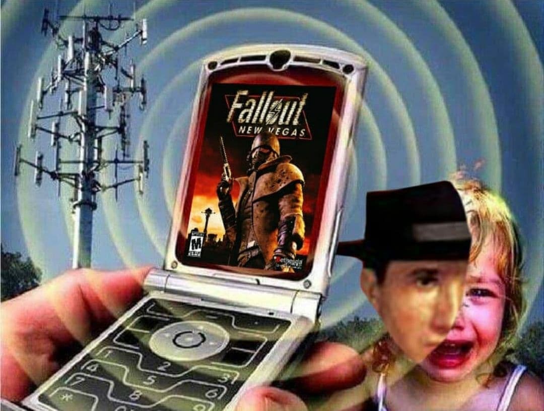 Fallout New Vegas на телефоне вызывает повреждение мозга Fallout New Vegas на телефоне и вышка сотовой связи, вызывающие повреждение мозга у ребенка