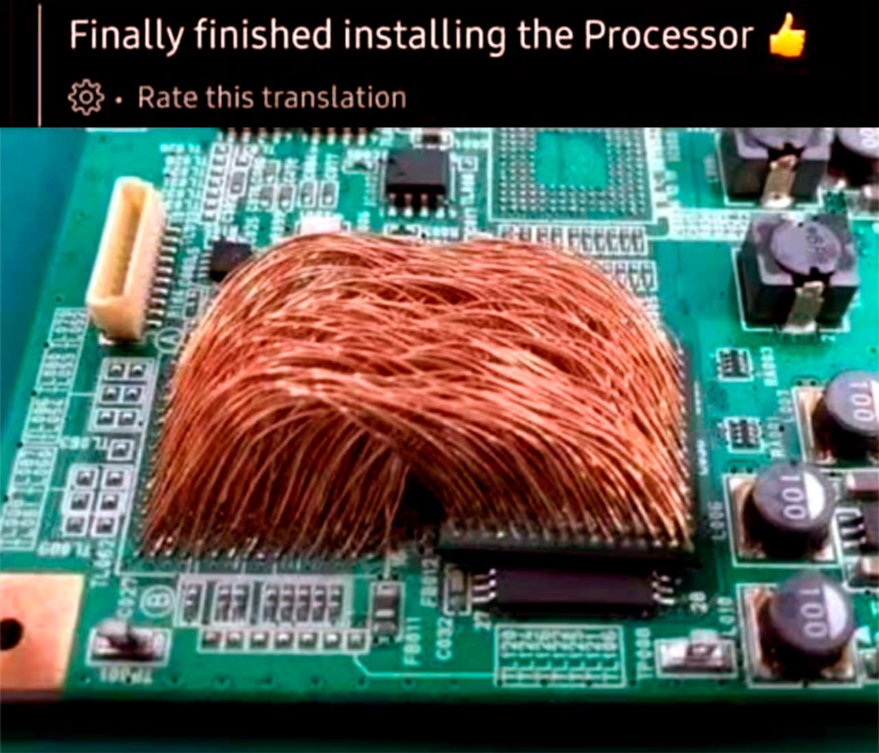 Finally finished installing the Processor Наконец-то закончил установку процессора