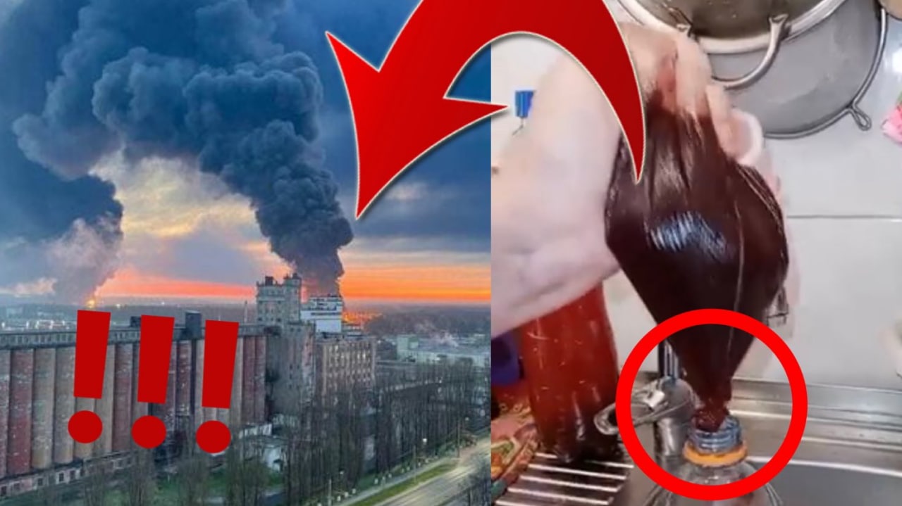 Пожар на нефтебазе в Белгороде Пожар на нефтебазе в Белгороде и переливание масла в бутылку
