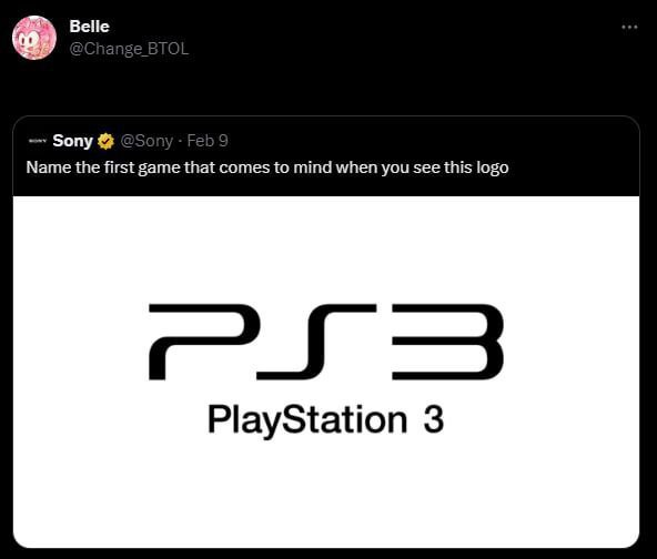 Первая игра, которая приходит на ум, глядя на логотип PS3 Название первой игры, которая приходит на ум при виде логотипа PS3