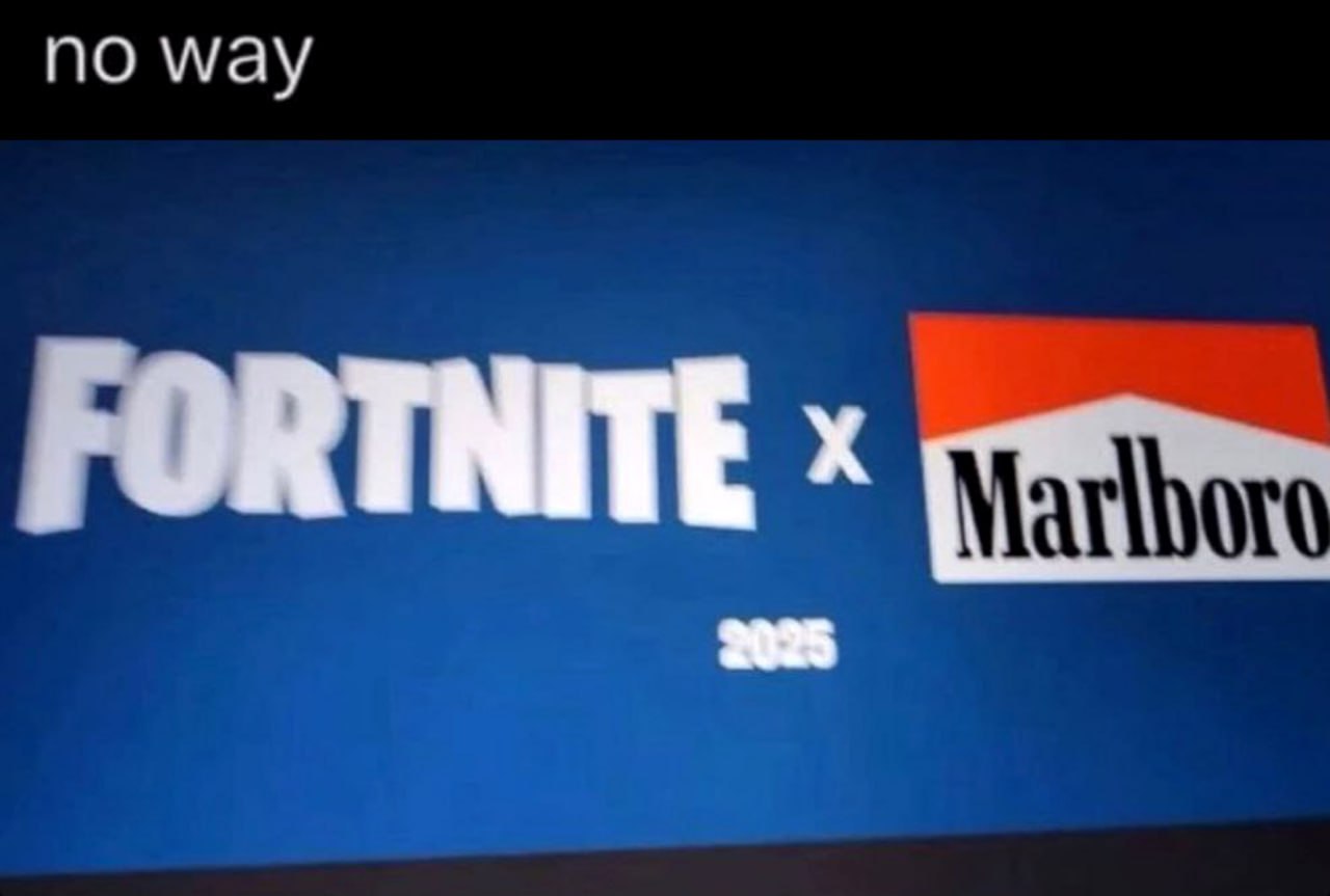 Fortnite x Marlboro 2025 Коллаборация Fortnite и Marlboro, запланированная на 2025 год, выглядит весьма неожиданно.