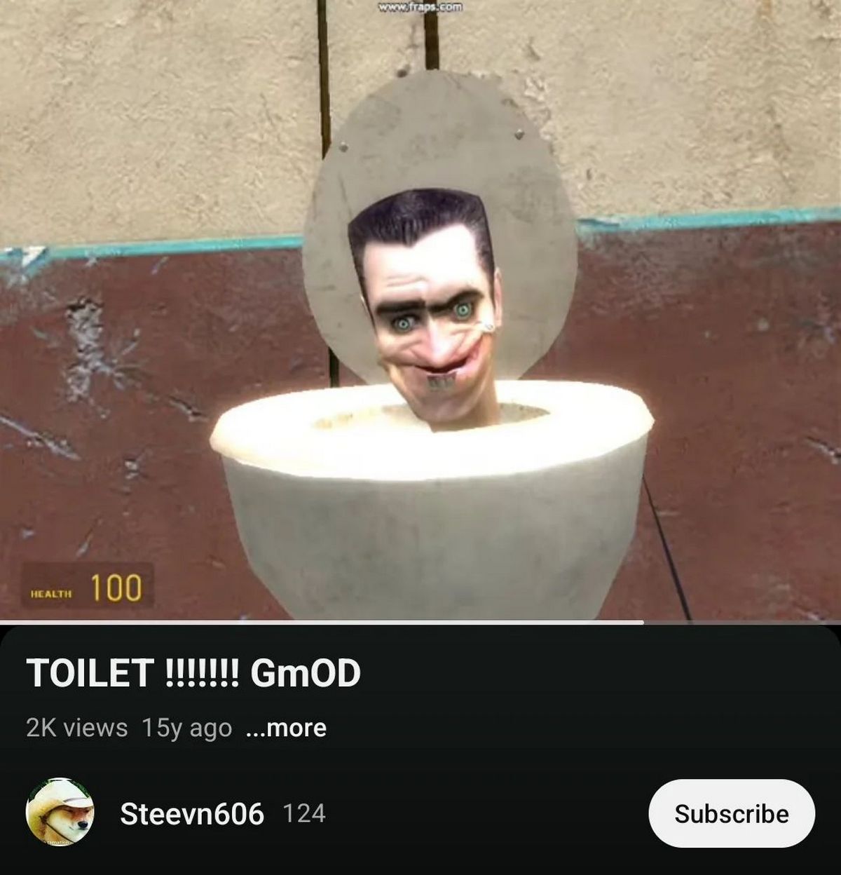 G-Man в туалете G-Man в туалете из GMod