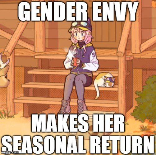 Мем про гендерную зависть, которая возвращается каждый сезон
