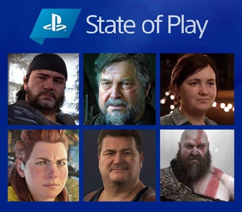 Постаревшие персонажи PlayStation на State of Play Мем с персонажами игр PlayStation, которые выглядят старыми и растолстевшими на презентации State of Play.