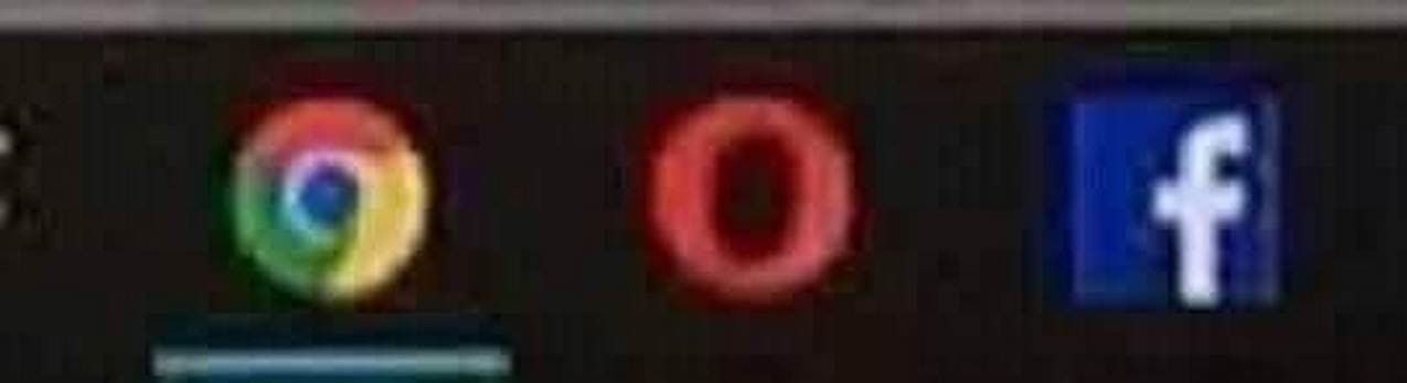 Google Chrome Opera PornHub Facebook Значки браузеров Google Chrome и Opera, а также значок Facebook на панели задач Windows, при этом иконка Opera выглядит как порнографический сайт PornHub.