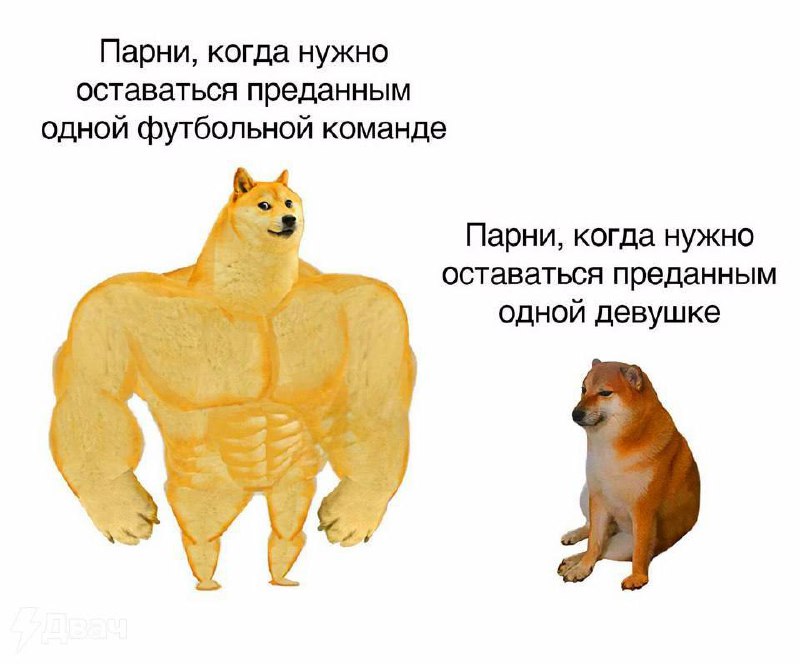 Парни и преданность футболу и девушкам Мем про парней и преданность футбольной команде против преданности девушке.