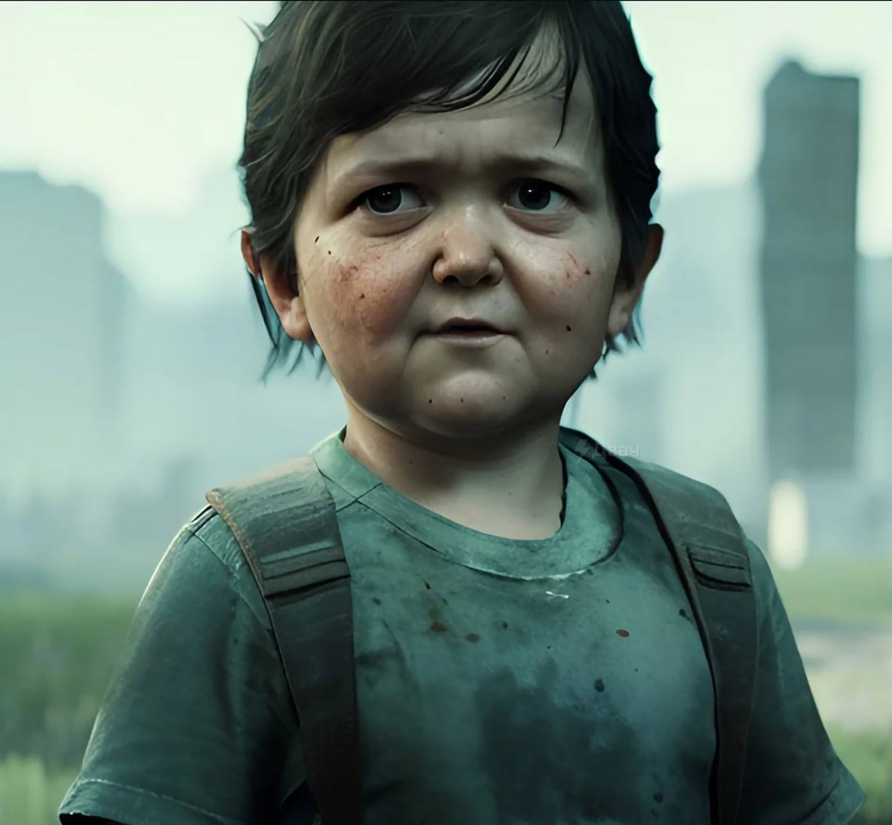 Ребенок Хасбик Элли Ребенок Хасбик в образе Элли из The Last of Us