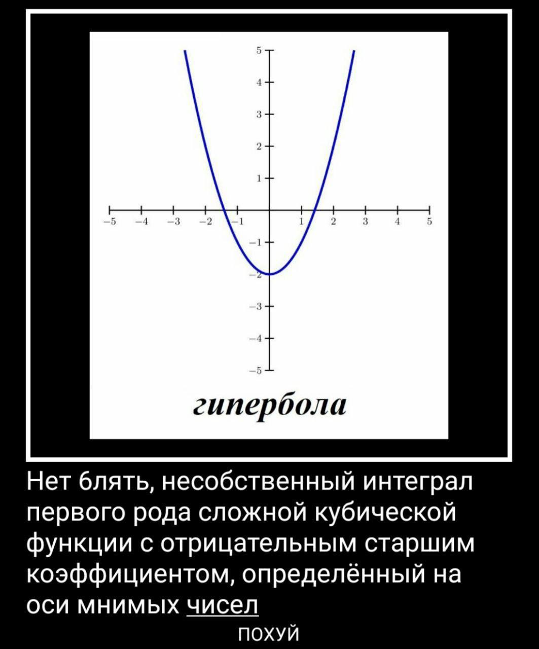 Гипербола, нет блять Гипербола, нет блять, несобственный интеграл