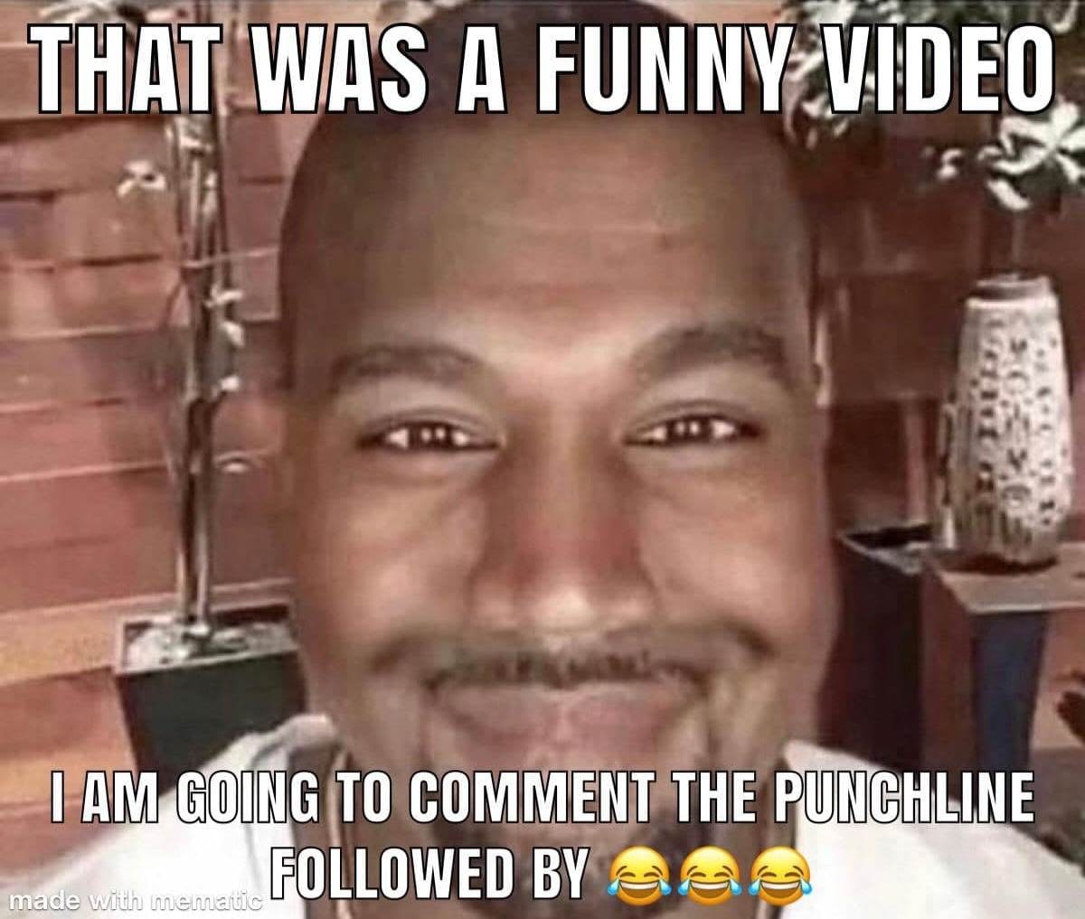 I am going to comment the punchline followed by π π π ΠΠ΅ΠΌ Ρ ΠΊΡΡΠΏΠ½ΡΠΌ ΠΏΠ»Π°Π½ΠΎΠΌ Π»ΠΈΡΠ° ΠΌΡΠΆΡΠΈΠ½Ρ, ΠΊΠΎΡΠΎΡΡΠΉ ΡΠ»ΡΠ±Π°Π΅ΡΡΡ, ΠΈ Π½Π°Π΄ΠΏΠΈΡΡΡ Β«That was a funny video I am going to comment the punchline followed by
π π πΒ»