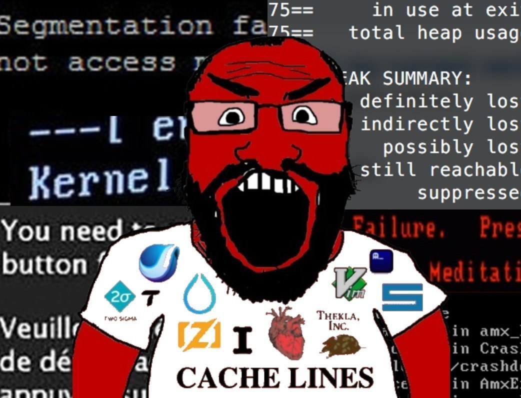 Воячек "I CACHE LINES" Воячек "I CACHE LINES" на фоне ошибок программирования