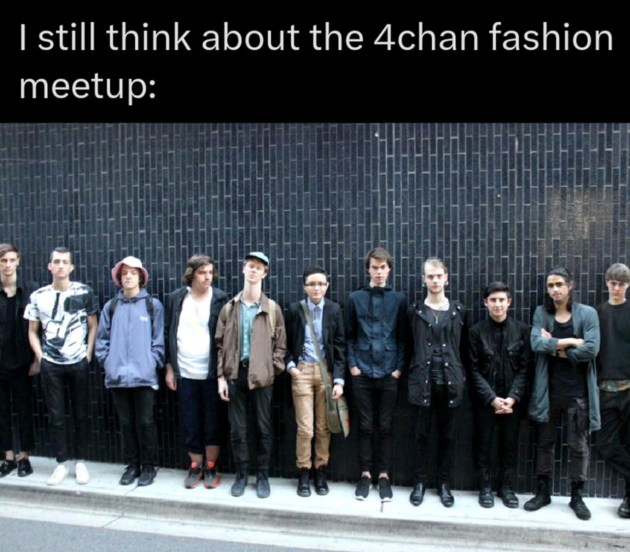 I still think about the 4chan fashion meetup Встреча "модников" с 4chan