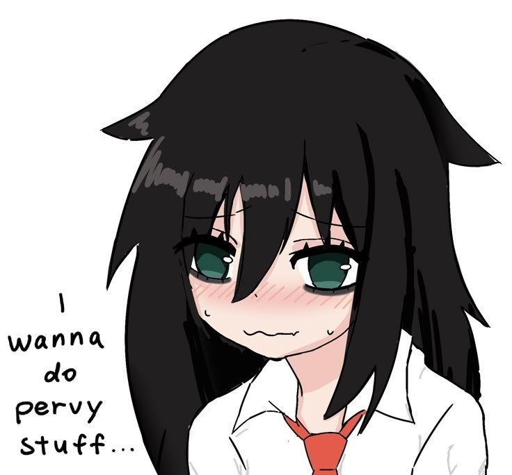 Смущённая аниме-девушка признаётся: «I wanna do pervy stuff…»