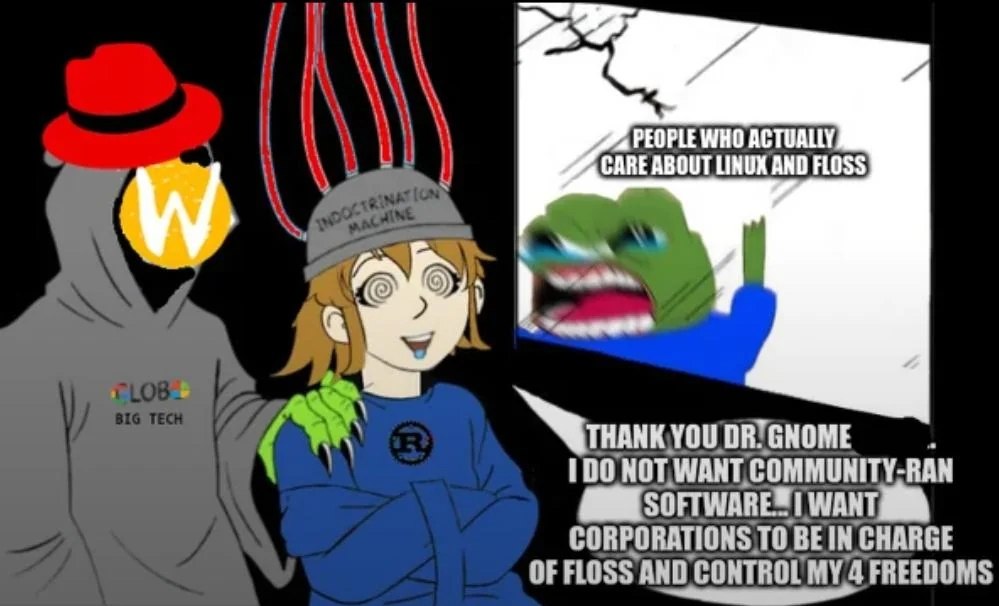 Машина индоктринации: корпорации контролируют Linux и FLOSS