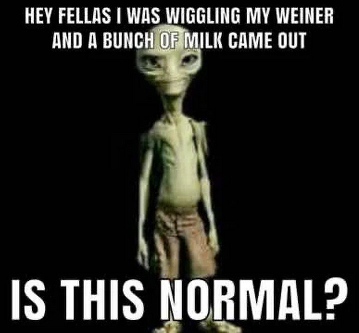 Is this normal alien Мем с инопланетянином, который спрашивает, нормально ли произошедшее