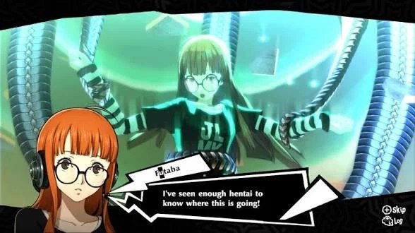 Футаба из Persona 5 говорит: «Я видела достаточно хентая, чтобы знать, к чему всё идёт»