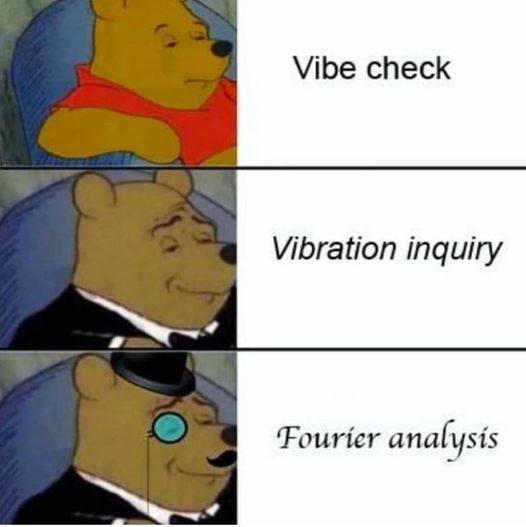 Как Винни Пух становится лучше Мем с Винни Пухом: Vibe check, Vibration inquiry, Fourier analysis