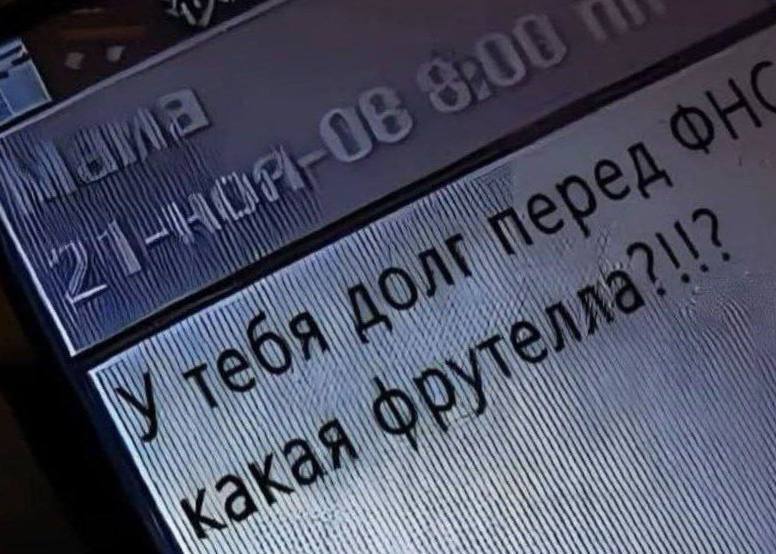 Какая фрутелла Мем с сообщением от мамы: "У тебя долг перед ФНС. Какая фрутелла?!?!?"