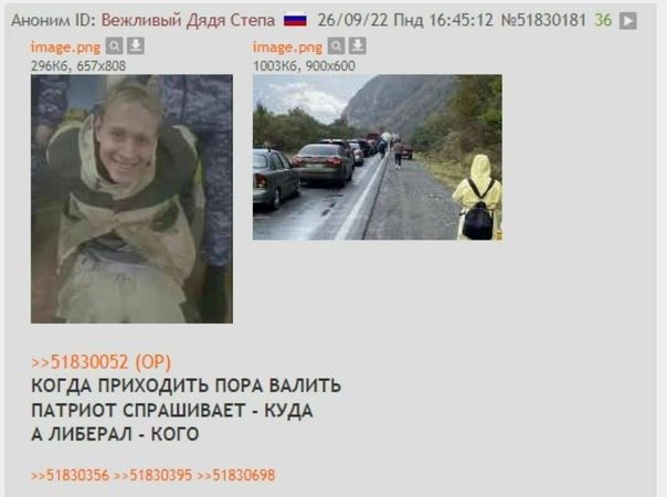 Когда приходит пора валить Мем, где патриот спрашивает: «Куда?», а либерал: «Кого?»
