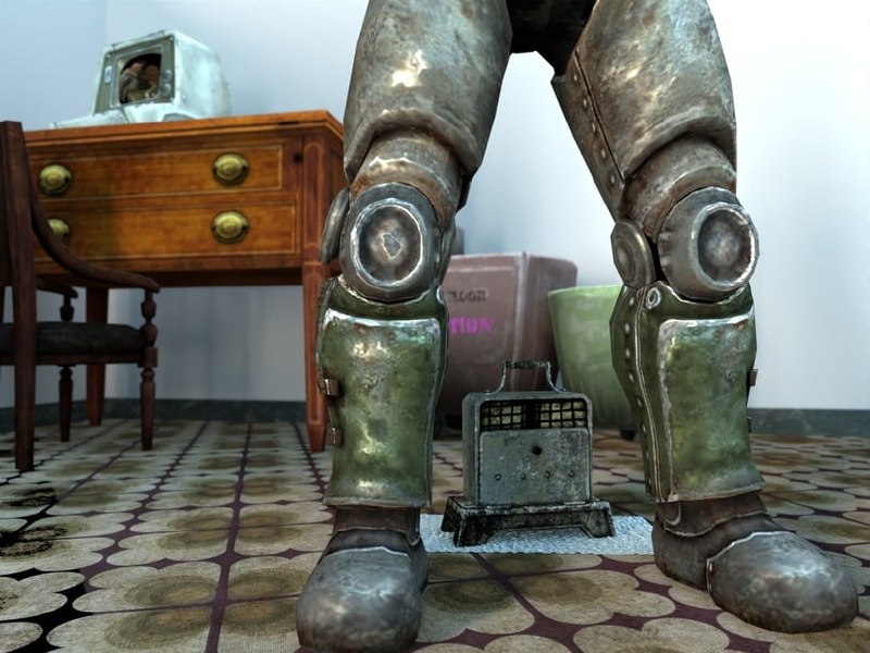 Легионер из Fallout New Vegas и тостер Легионер из Fallout New Vegas и тостер